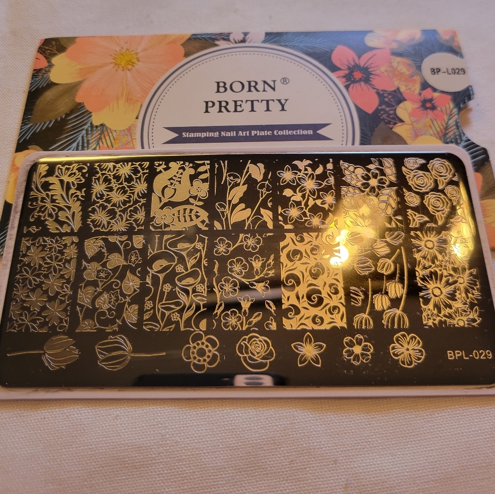 Nail Stamping Plate Born Pretty #29